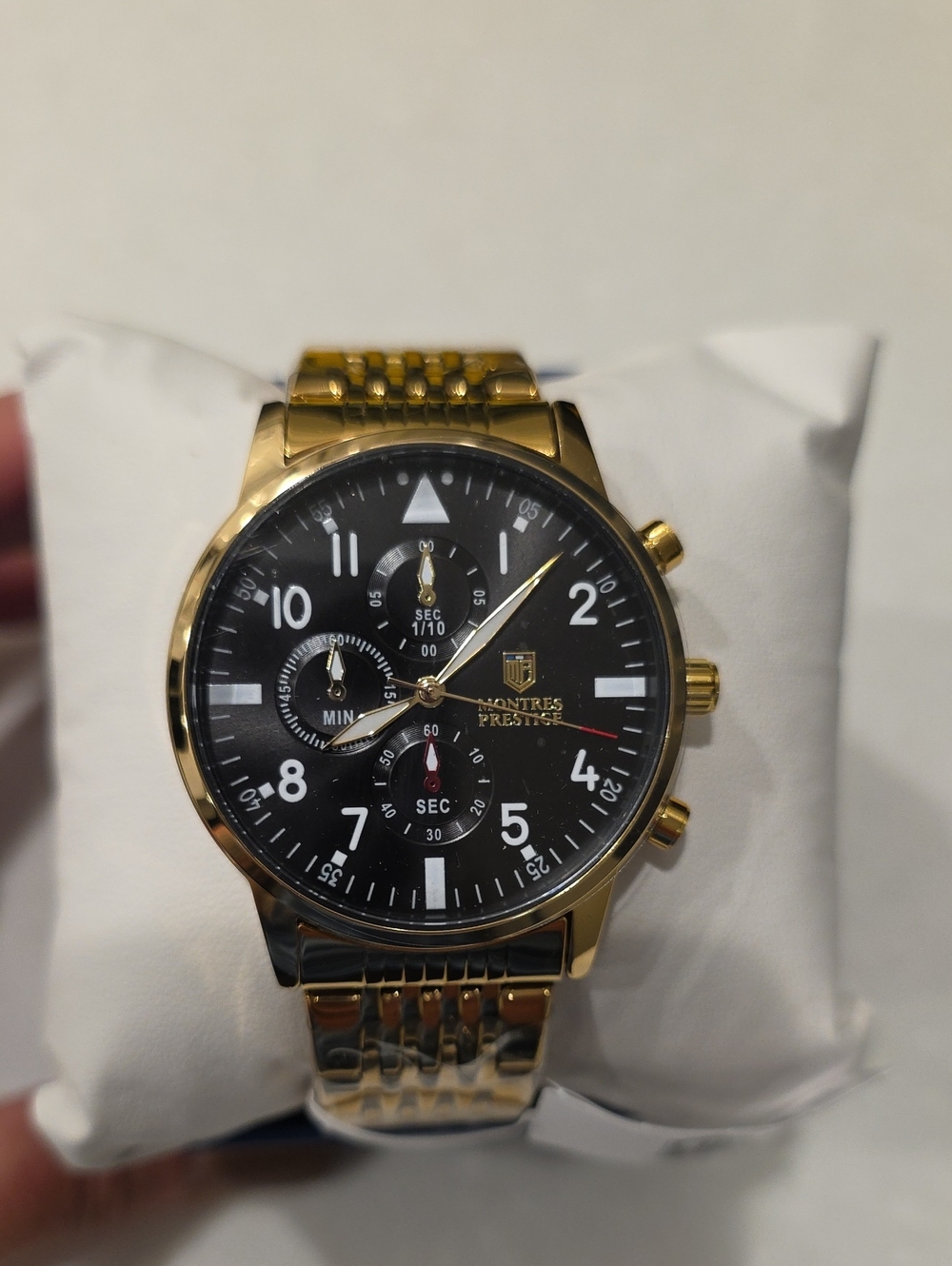 831. Montres Prestige Norellis X Invicta Men's Watch - 42mm. Gold (MPW-0079)